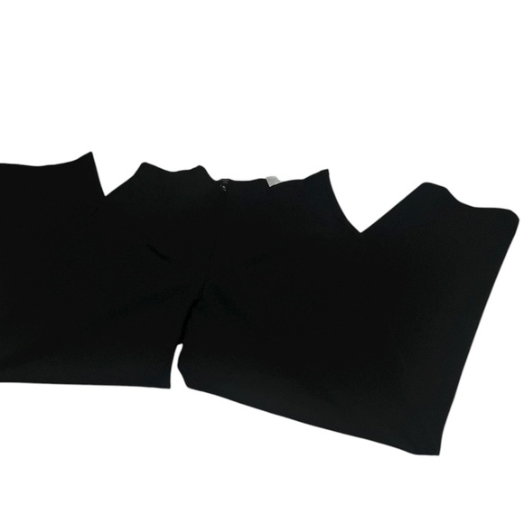 Banana Republic Black Ponte Wide-Leg Pants XL Stretch Workwear Comfort - Picture 9 of 11